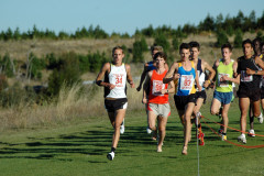 Ryan Gregson leads junior race at the Australian trial for the 2008 World Cross Country Championships